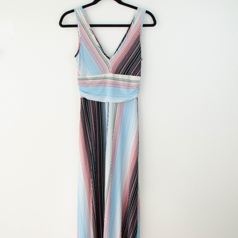 Forever | Maxi Dress Sleeveless Striped Size M